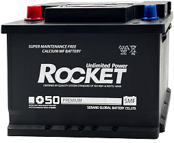 АКБ ROCKET 6ст-63 (п.п.) 650А 245*175*190 (SMF63R- L2) (2024г)