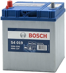 АКБ BOSCH Asia Silver S4 019 6ст-40 (п.п.) 330А 187*127*227 540 127 033 тонк. кл.