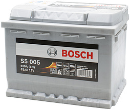 АКБ BOSCH Silver Plus S5 005 6ст-63 (о.п.) 610А 242*175*190 563 400 061