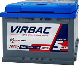 АКБ VIRBAC EFB 6ст-77 (о.п.) 800А 278*175*190