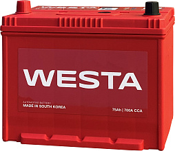 АКБ WESTA Asia 6ст-75 (п.п.) 700А 259*175*220 (85D26R SMF)