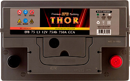 АКБ THOR EFB 6ст-75 (о.п.) 750А 278*175*190 (EFB 75 L3)