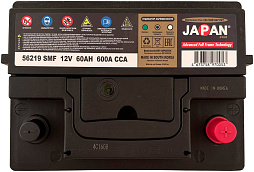 АКБ JAPAN STAR 6ст-60 (о.п.) 600А 242*175*190 (56219 SMF)