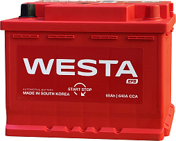 АКБ WESTA EFB 6ст-65 (о.п.) 640А 242*175*190 (EFB 65 L2)