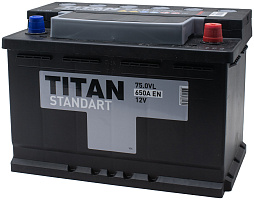 АКБ TITAN Standart 6ст-75 (о.п.) 650А 278*175*190