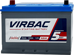 АКБ VIRBAC Asia 6ст-95 (п.п.) 930А 306*175*225